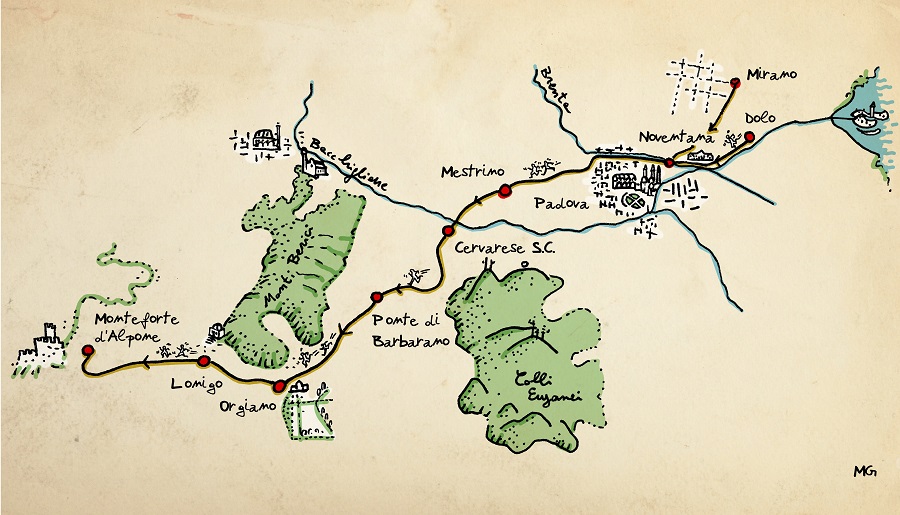 mappa staffetta serenissima